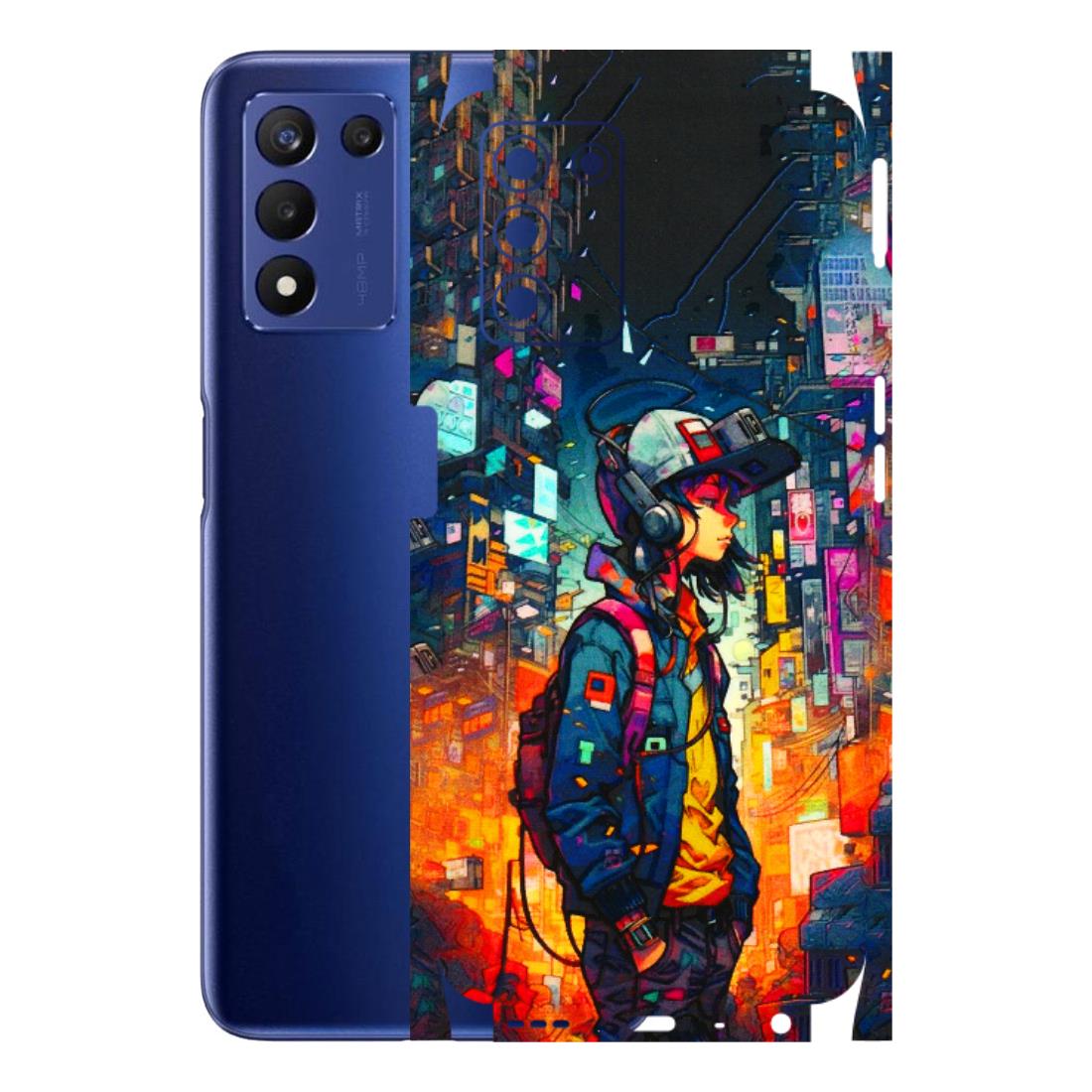 Realme Phone Skins (All Models) - Street Anime Guy - 3D Embossed Finish (L-158) Realme 9 5G SE