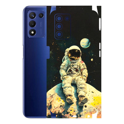 Realme Phone Skins (All Models) - Astronaut in Space - 3D Embossed Finish (L-16) Realme 9 5G SE