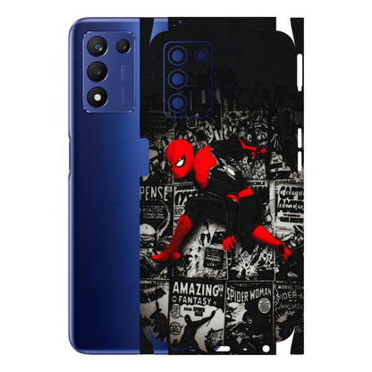Realme Phone Skins (All Models) - SpiderMan New - 3D Embossed Finish (L-162) Realme 9 5G SE