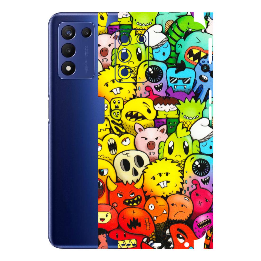 Realme Phone Skins (All Models) - Angry Funkies - 3D Embossed Finish (L-169) Realme 9 5G SE