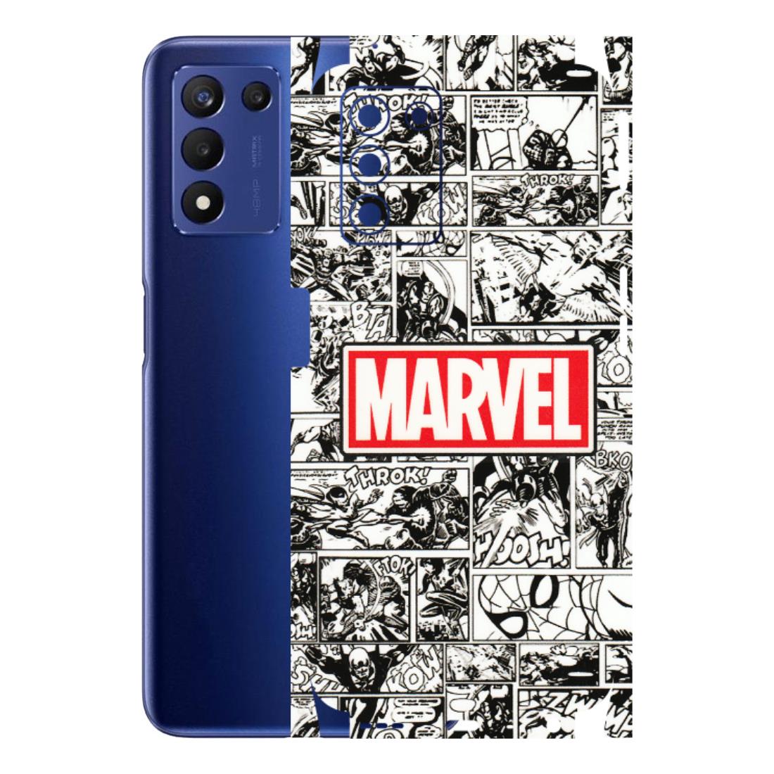 Realme Phone Skins (All Models) - Marvel Comic - 3D Embossed Finish (L-171) Realme 9 5G SE