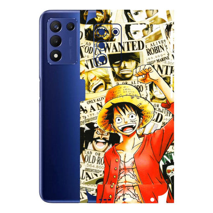 Realme Phone Skins (All Models) - Luffy Anime - 3D Embossed Finish (L-177) Realme 9 5G SE