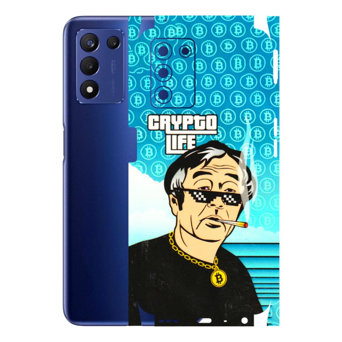 Realme Phone Skins (All Models) - Crypto Thug Life - 3D Embossed Finish (L-179) Realme 9 5G SE