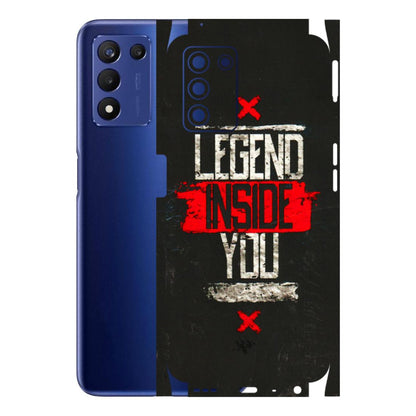 Realme Phone Skins (All Models) - Legend Inside You - 3D Embossed Finish (L-186) Realme 9 5G SE