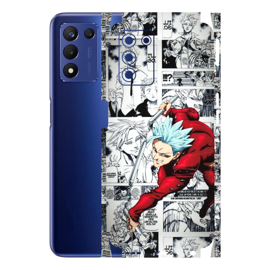Realme Phone Skins (All Models) - Anime Comic - 3D Embossed Finish (L-192) Realme 9 5G SE