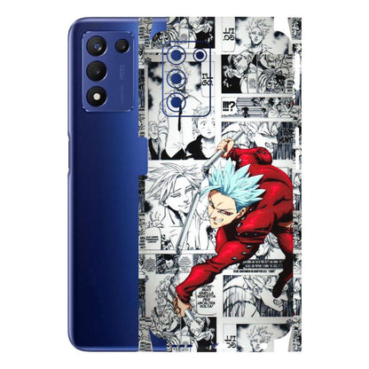 Realme Phone Skins (All Models) - Anime Comic - 3D Embossed Finish (L-192) Realme 9 5G SE