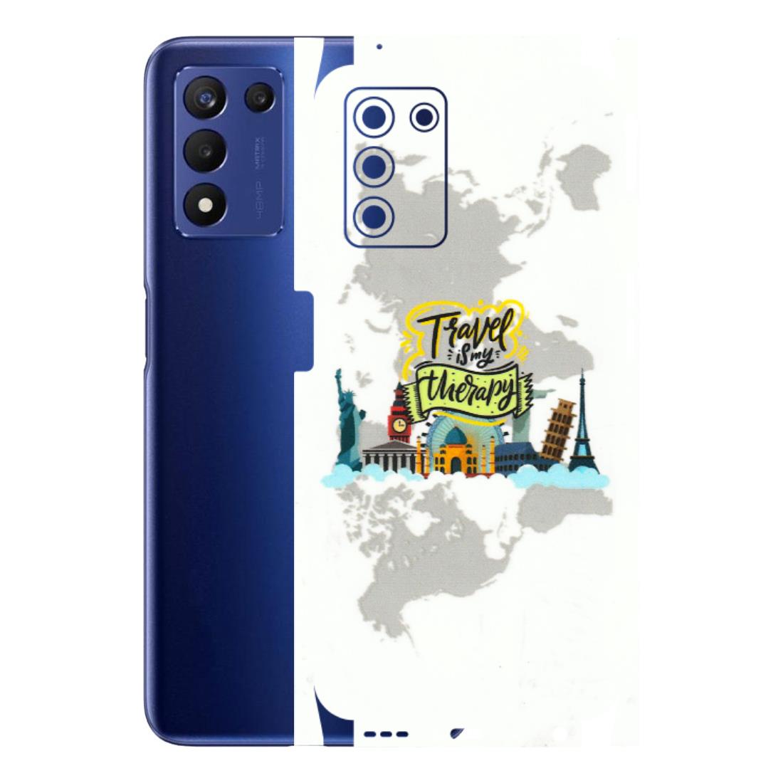 Realme Phone Skins (All Models) - Travel Therapy - 3D Embossed Finish (L-199) Realme 9 5G SE