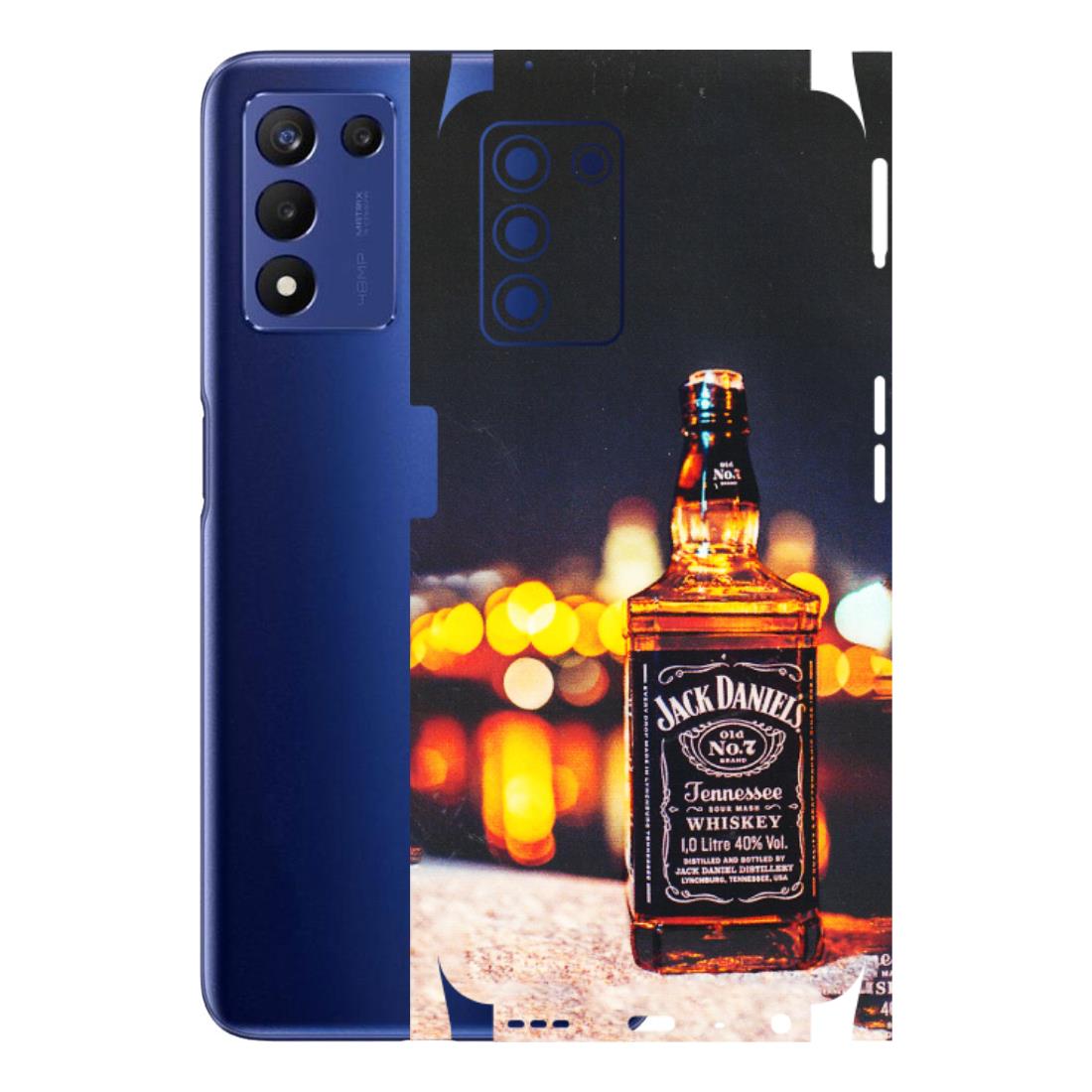 Realme Phone Skins (All Models) - JD Whiskey Bottle - 3D Embossed Finish (L-20) Realme 9 5G SE