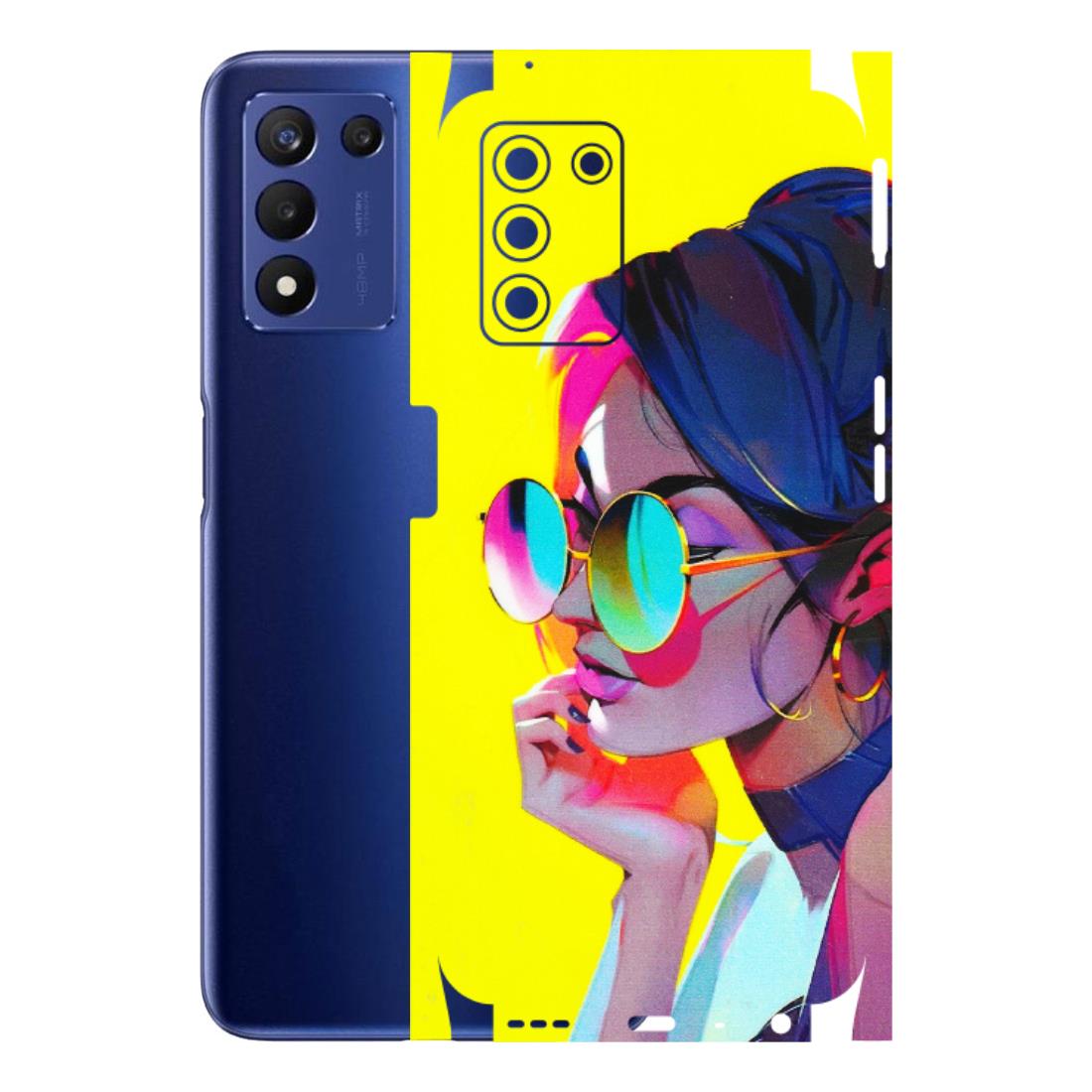 Realme Phone Skins (All Models) - Bold Stylish Girl - 3D Embossed Finish (L-222) Realme 9 5G SE