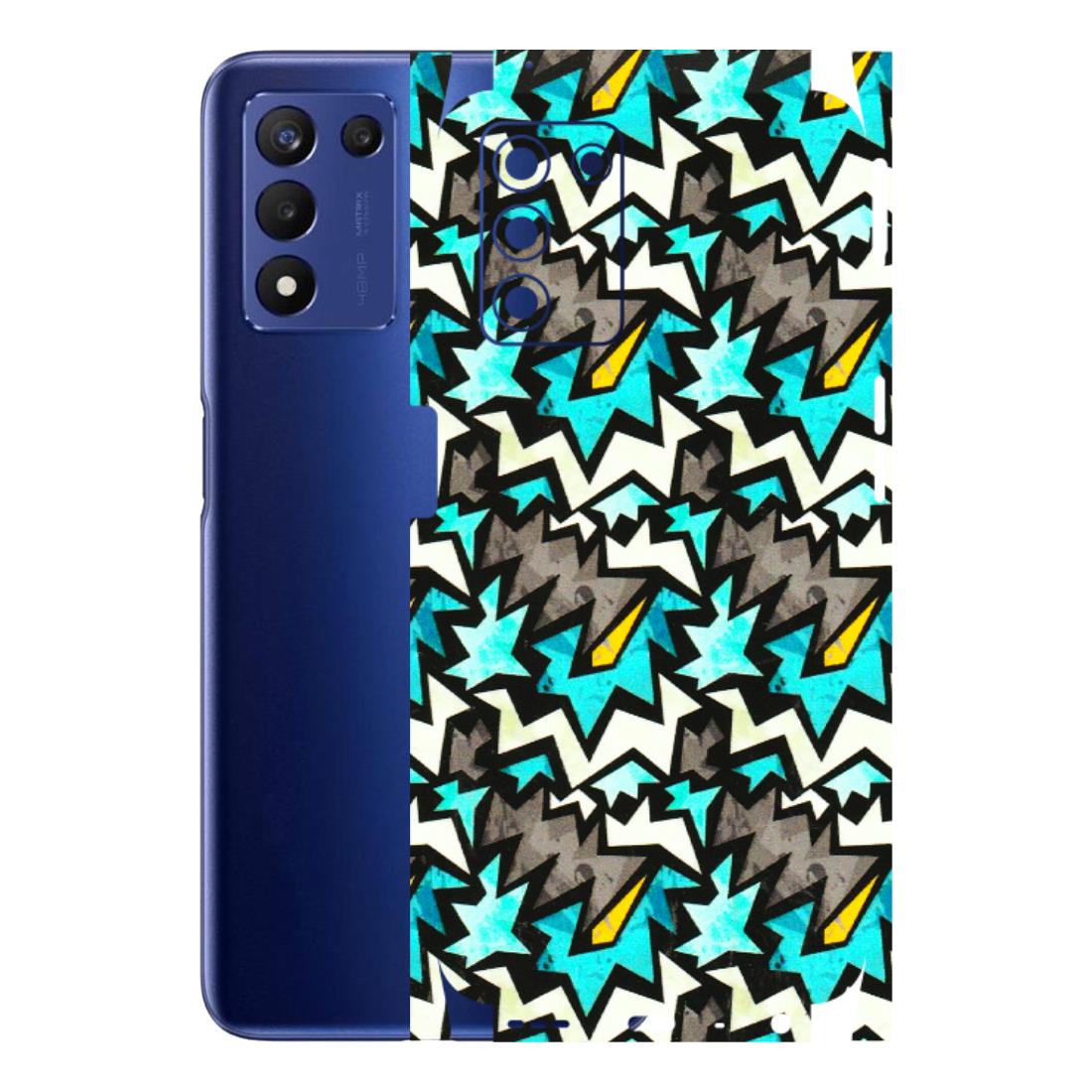 Realme Phone Skins (All Models) - Funky Zig Zag - 3D Embossed Finish (L-223) Realme 9 5G SE