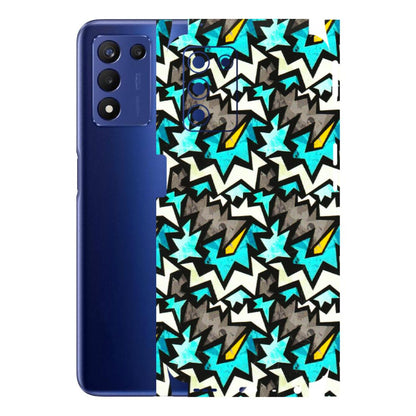 Realme Phone Skins (All Models) - Funky Zig Zag - 3D Embossed Finish (L-223) Realme 9 5G SE