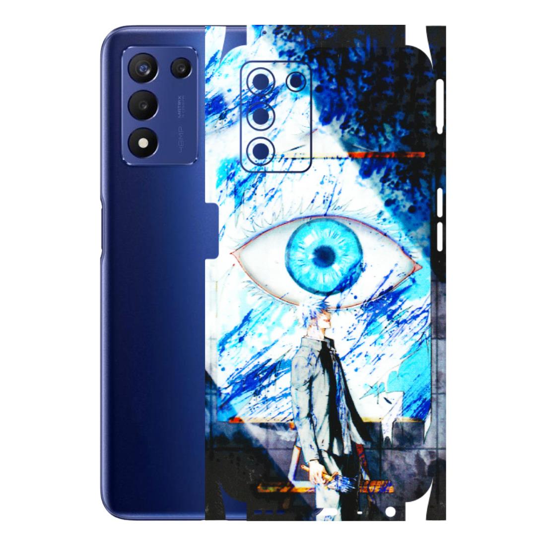 Realme Phone Skins (All Models) - Gojo Satoru evil eye - 3D Embossed Finish (L-239) Realme 9 5G SE