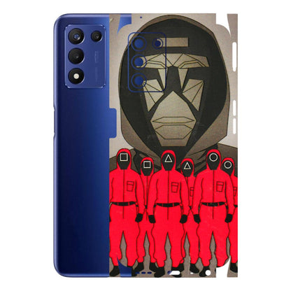 Realme Phone Skins (All Models) - Squid Game Hero - 3D Embossed Finish (L-245) Realme 9 5G SE