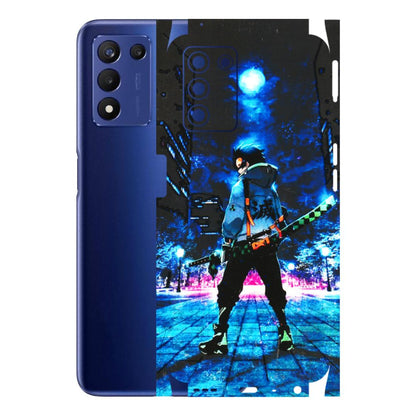 Realme Phone Skins (All Models) - Demon Slayer Sword - 3D Embossed Finish (L-247) Realme 9 5G SE