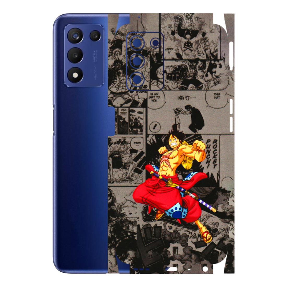 Realme Phone Skins (All Models) - One Piece Rocket Punch Manga - 3D Embossed Finish (L-25) Realme 9 5G SE