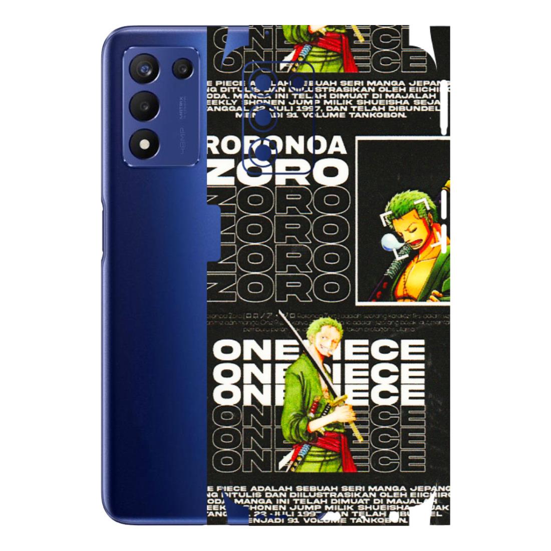 Realme Phone Skins (All Models) - One Piece Zoro - 3D Embossed Finish (L-250) Realme 9 5G SE