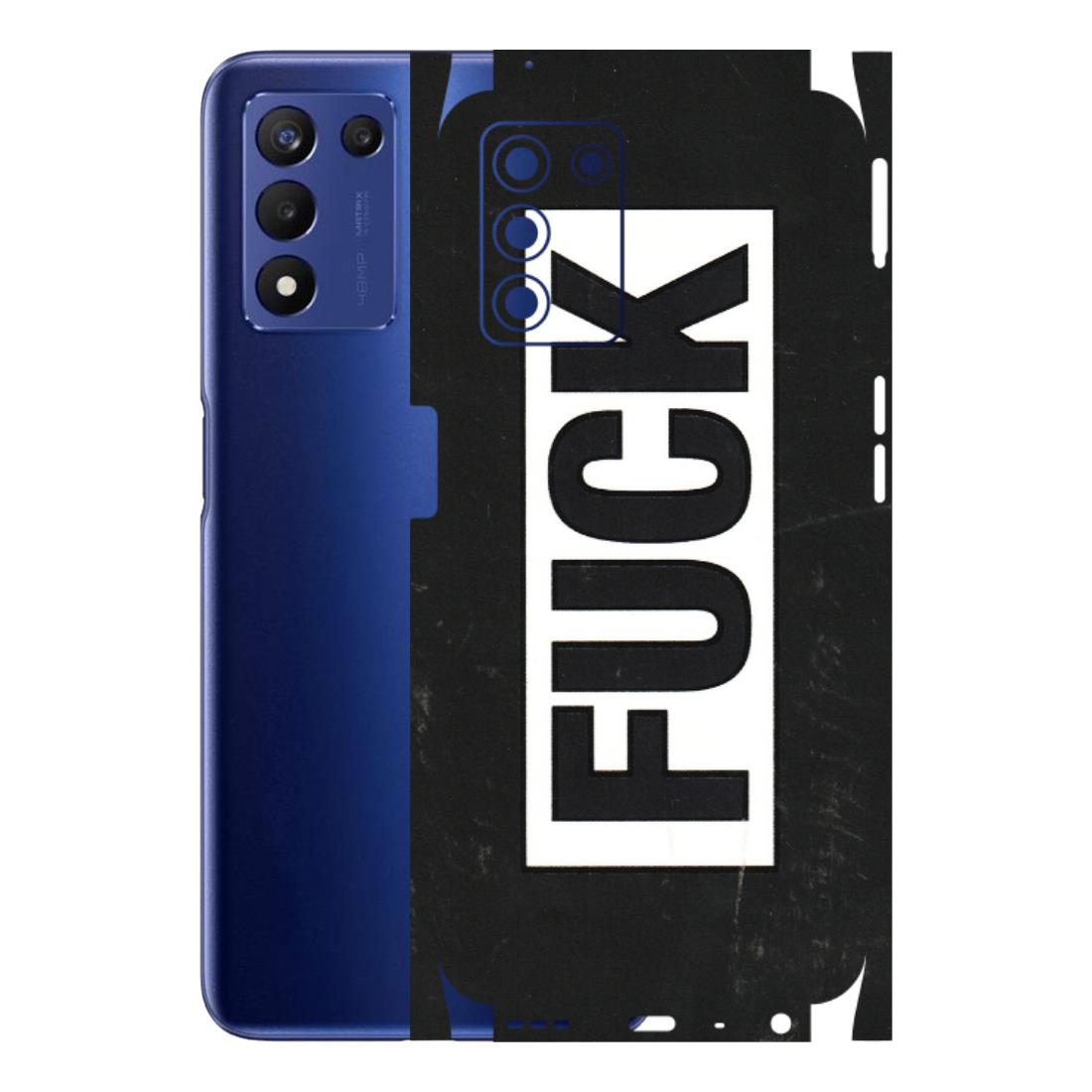 Realme Phone Skins (All Models) - The F Word - 3D Embossed Finish (L-255) Realme 9 5G SE