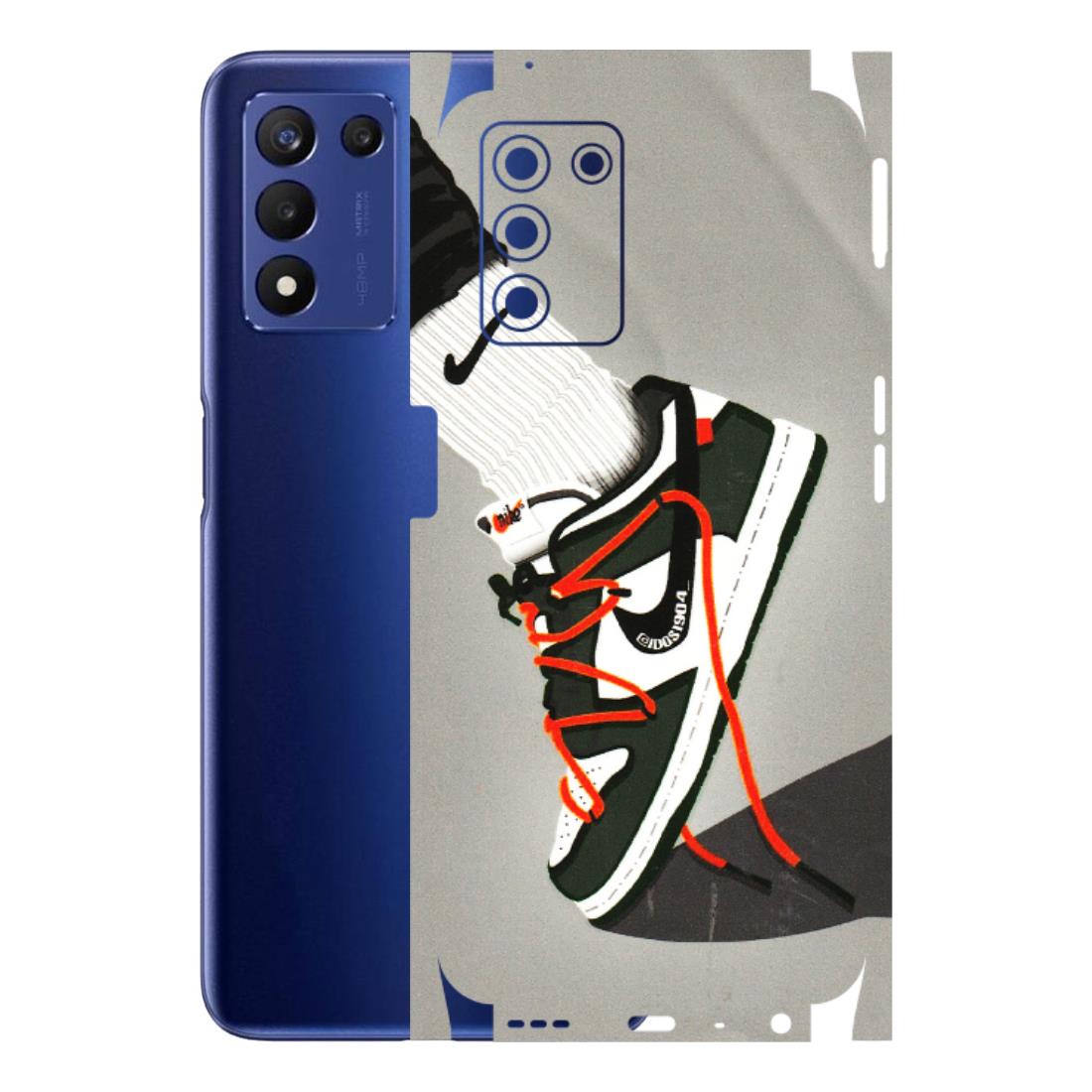 Realme Phone Skins (All Models) - New Grey Sneaker - 3D Embossed Finish (L-261) Realme 9 5G SE