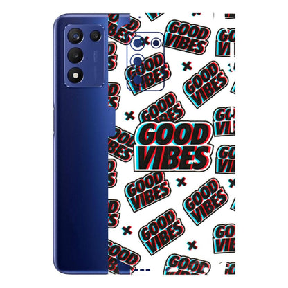 Realme Phone Skins (All Models) - Good Vibes - 3D Embossed Finish (L-282) Realme 9 5G SE