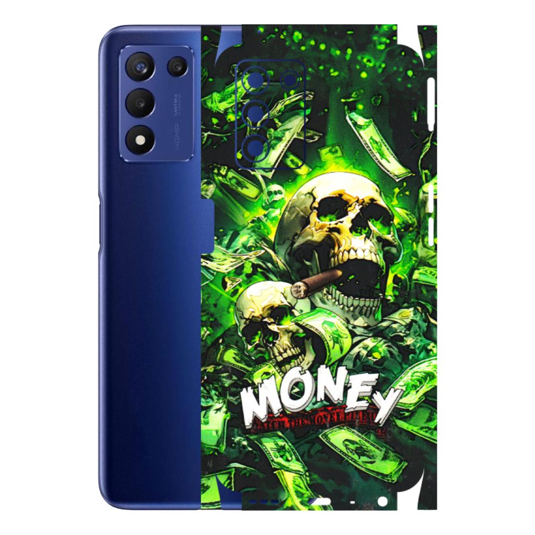 Realme Phone Skins (All Models) - Skull Money - 3D Embossed Finish (L-303) Realme 9 5G SE