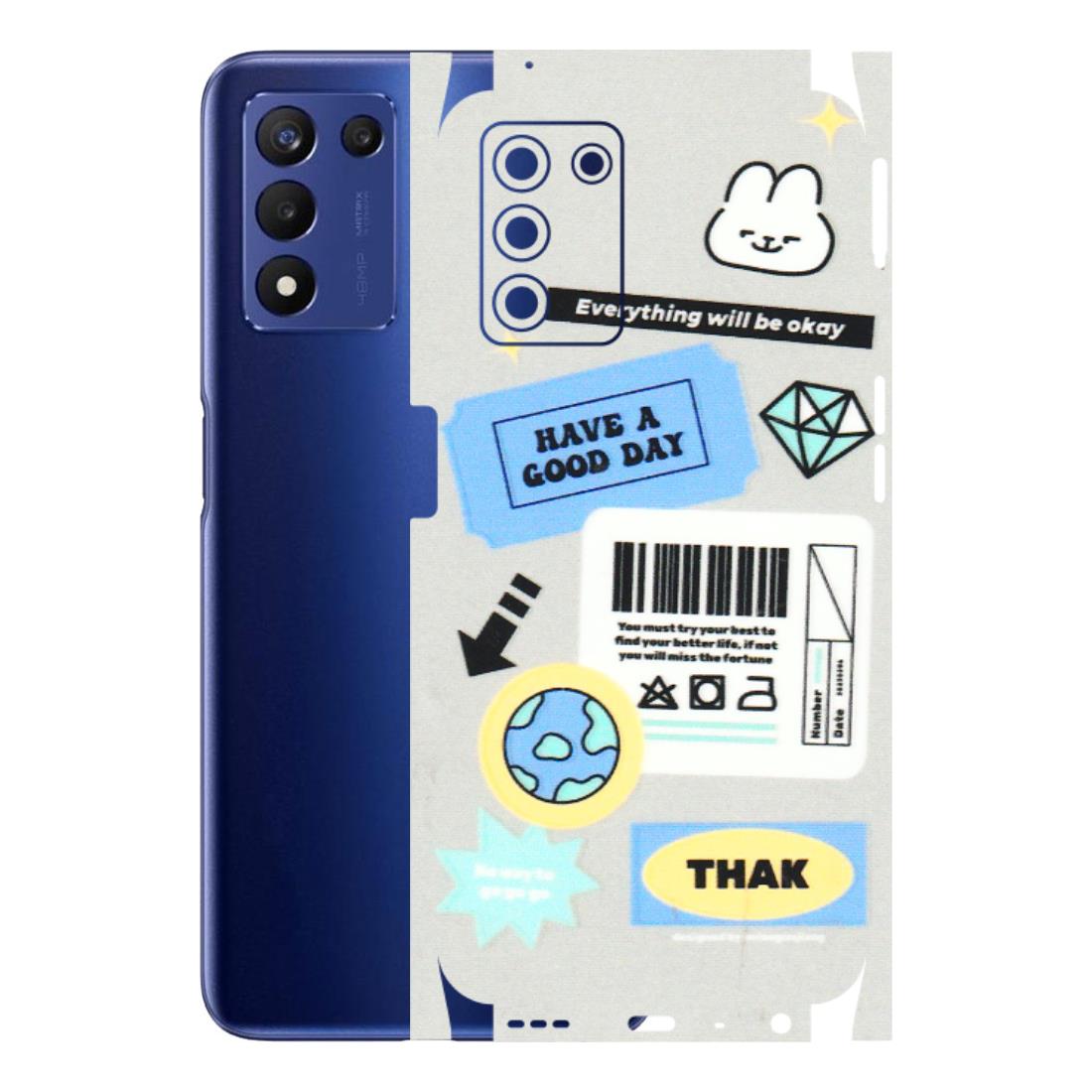 Realme Phone Skins (All Models) - Will Be Okay Design - 3D Embossed Finish (L-316) Realme 9 5G SE