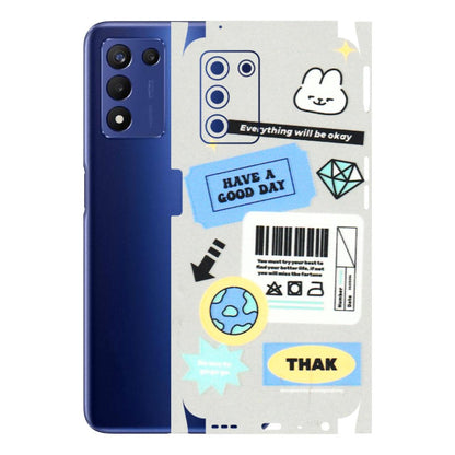 Realme Phone Skins (All Models) - Will Be Okay Design - 3D Embossed Finish (L-316) Realme 9 5G SE