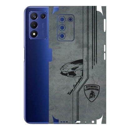 Realme Phone Skins (All Models) - New Lamborgini Aventador - 3D Embossed Finish (L-321) Realme 9 5G SE