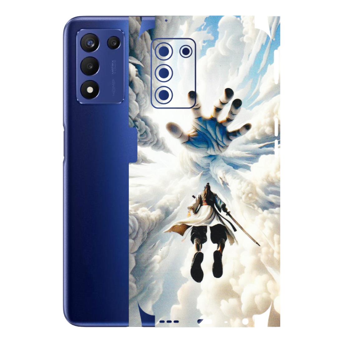 Realme Phone Skins (All Models) - Big Hand With Monkey King - 3D Embossed Finish (L-323) Realme 9 5G SE