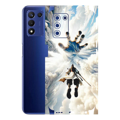 Realme Phone Skins (All Models) - Big Hand With Monkey King - 3D Embossed Finish (L-323) Realme 9 5G SE