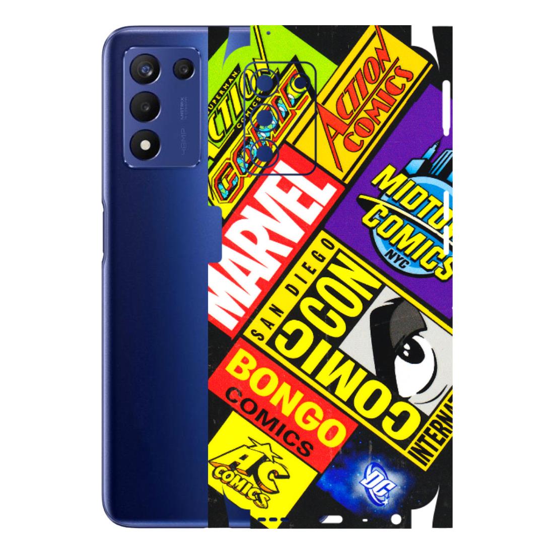 Realme Phone Skins (All Models) - Bongo Comic Con - 3D Embossed Finish (L-325) Realme 9 5G SE