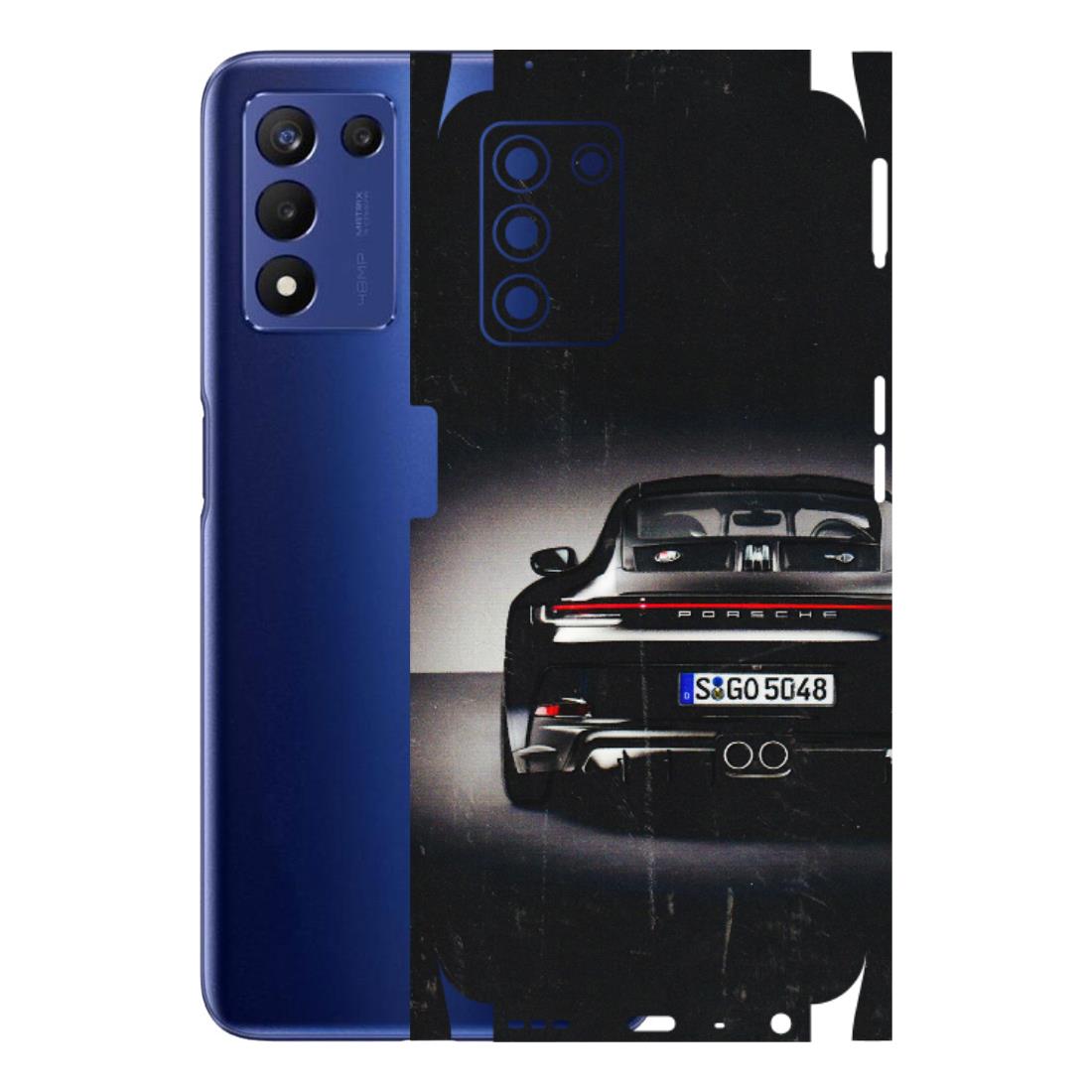 Realme Phone Skins (All Models) - New Black Porsche GT3 - 3D Embossed Finish (L-327) Realme 9 5G SE