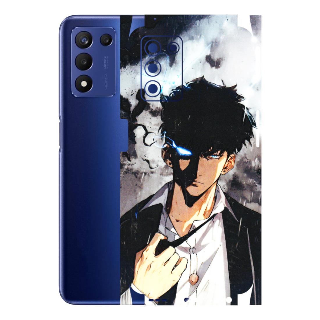Realme Phone Skins (All Models) - Sung Jinwoo Manhwa Anime - 3D Embossed Finish (L-328) Realme 9 5G SE