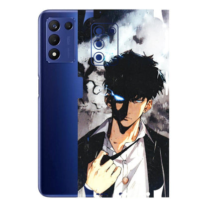 Realme Phone Skins (All Models) - Sung Jinwoo Manhwa Anime - 3D Embossed Finish (L-328) Realme 9 5G SE
