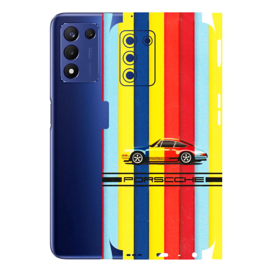 Realme Phone Skins (All Models) - Multicolour Porche - 3D Embossed Finish (L-39) Realme 9 5G SE