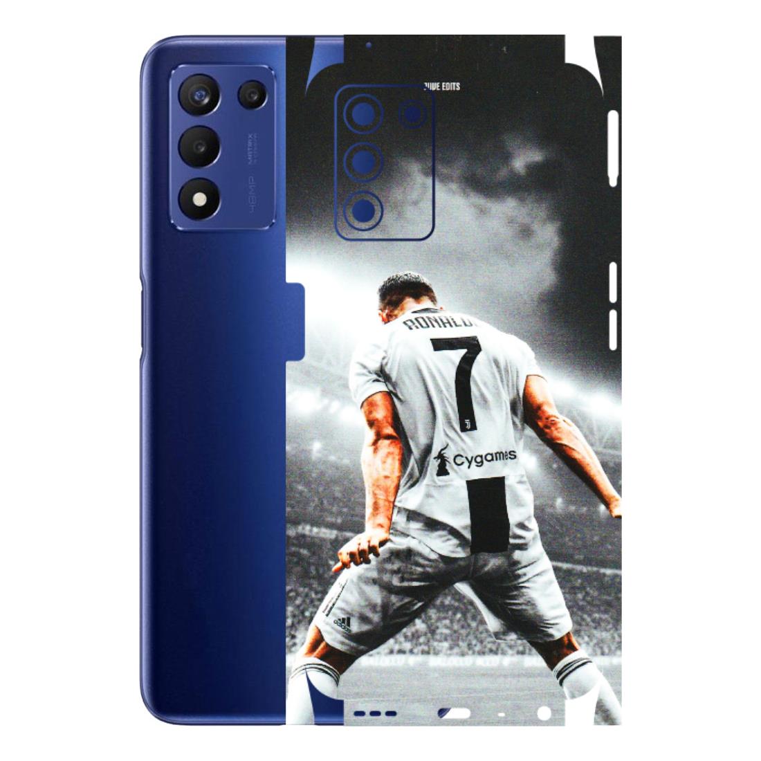 Realme Phone Skins (All Models) - Ronaldo CR7 Crazy - 3D Embossed Finish (L-44) Realme 9 5G SE