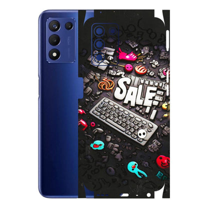 Realme Phone Skins (All Models) - Gadgets Sale - 3D Embossed Finish (L-50) Realme 9 5G SE