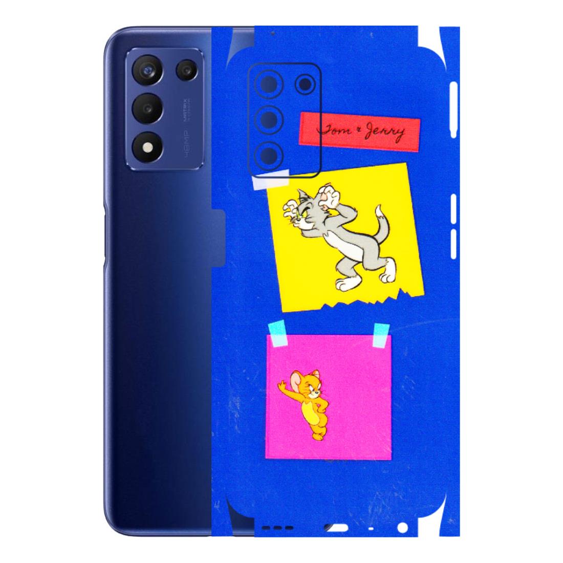 Realme Phone Skins (All Models) - Tom N Jerry Sticky Notes - 3D Embossed Finish (L-88) Realme 9 5G SE