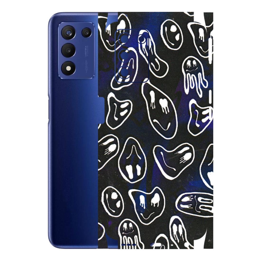 Realme Phone Skins (All Models) - Distorted Smileys - 3D Embossed Finish (L-92) Realme 9 5G SE