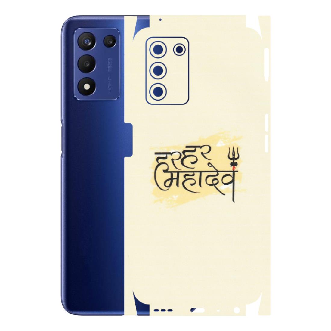 Realme Phone Skins (All Models) - Har Har Mahadev - Matte Finish (M-10) Realme 9 5G SE
