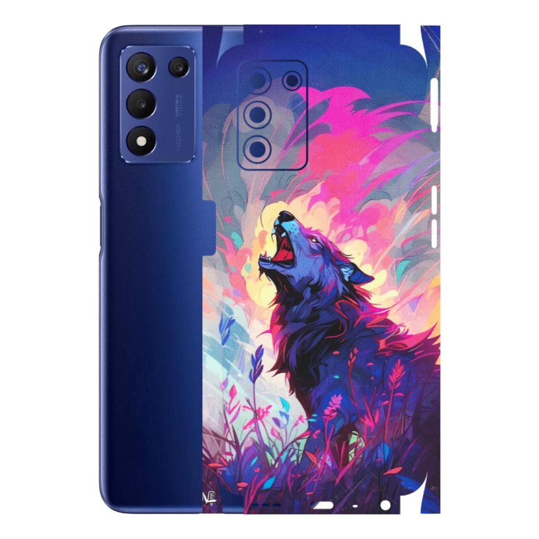 Realme Phone Skins (All Models) - New Wild Wolf Abstract - Matte Finish (M-125) Realme 9 5G SE