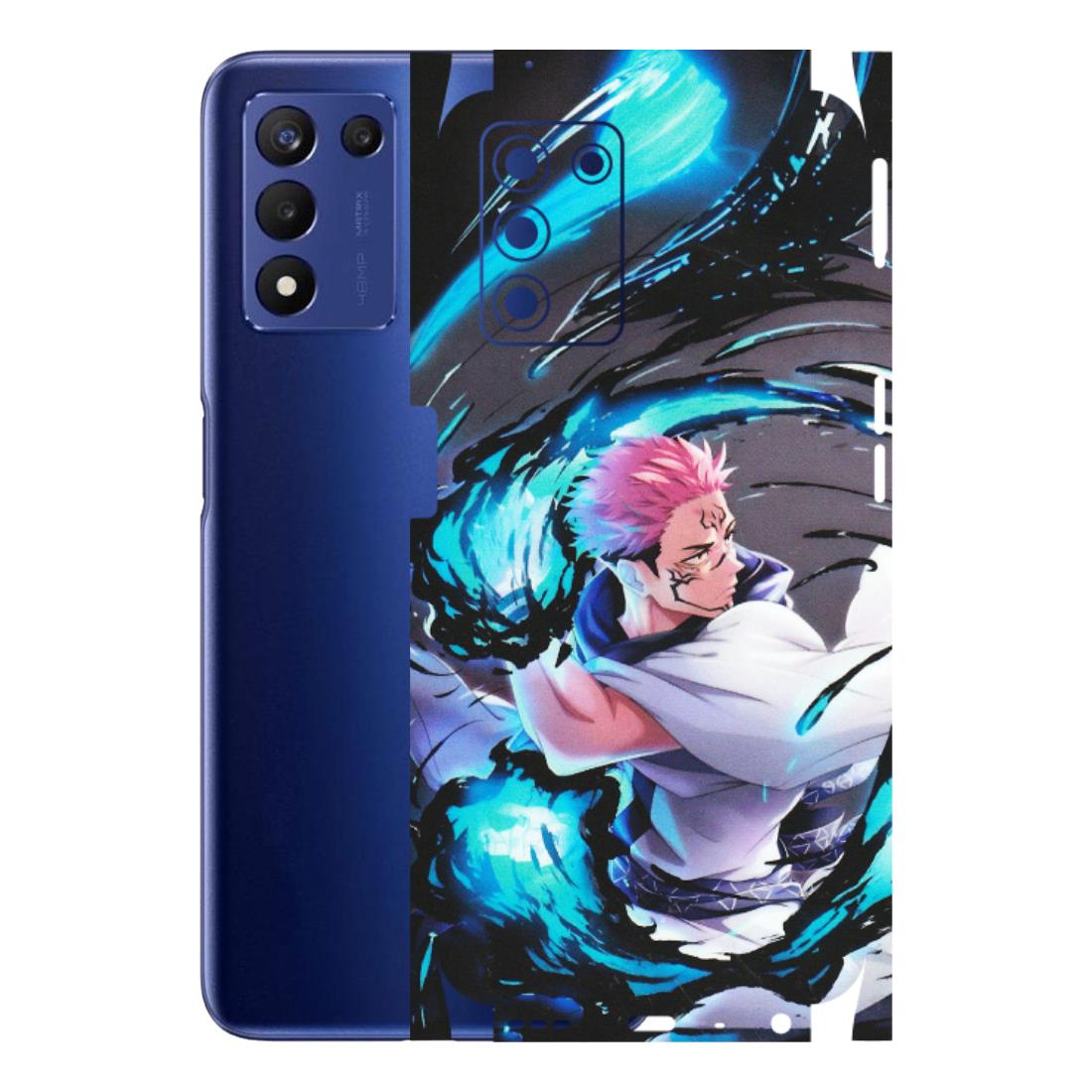 Realme Phone Skins (All Models) - New Jujutsu Kaisen Grey Blue Anime - Matte Finish (M-127) Realme 9 5G SE