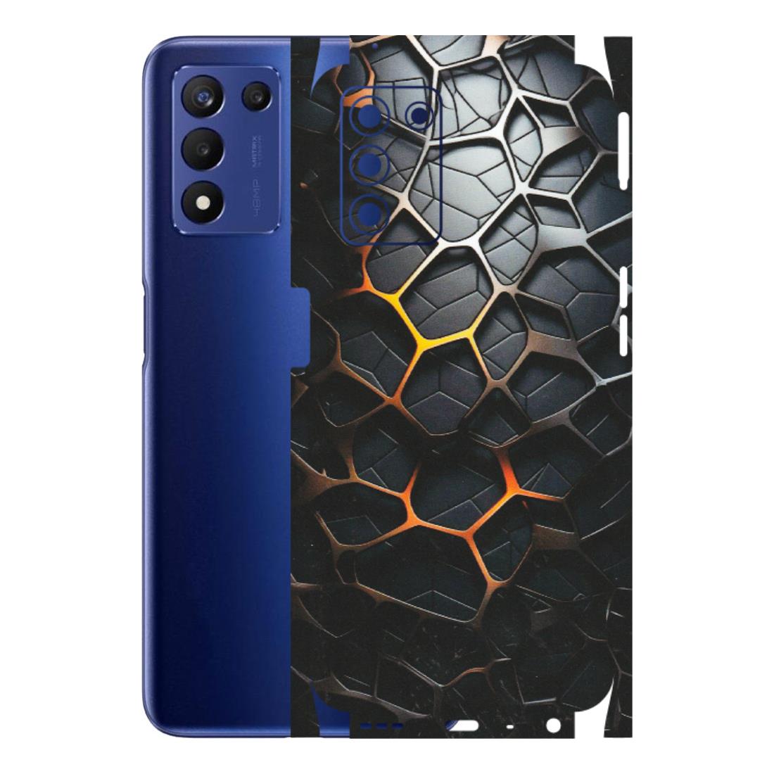 Realme Phone Skins (All Models) - New Abstract Graphite Tiles - Matte Finish (M-130) Realme 9 5G SE