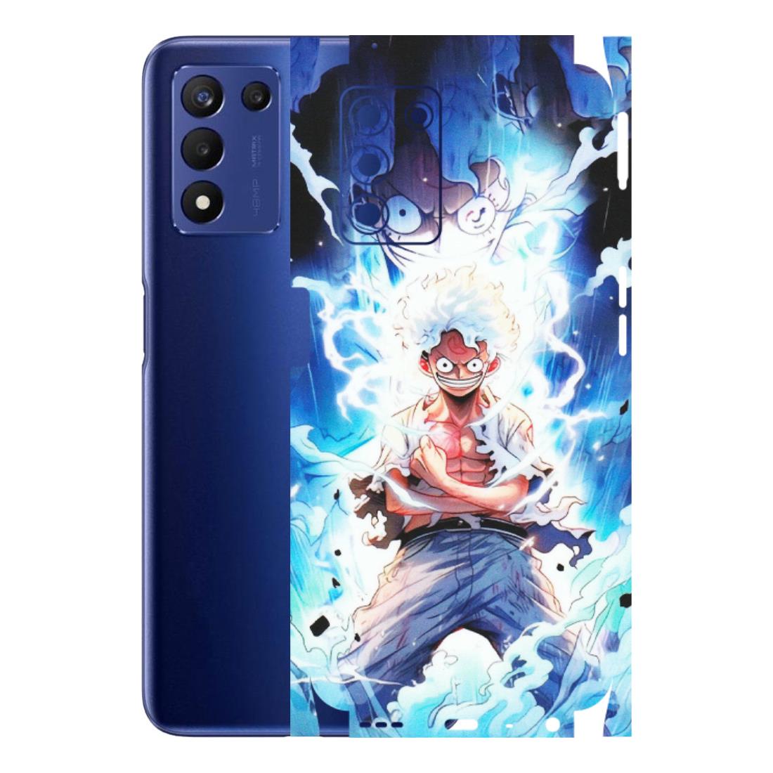 Realme Phone Skins (All Models) - Blue Thunder Luffy Anime - Matte Finish (M-132) Realme 9 5G SE