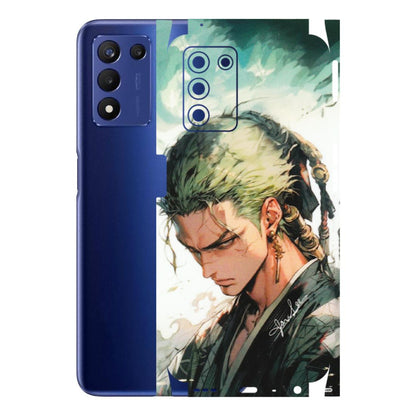 Realme Phone Skins (All Models) - New Roronoa Zoro One Picece Anime - Matte Finish (M-140) Realme 9 5G SE