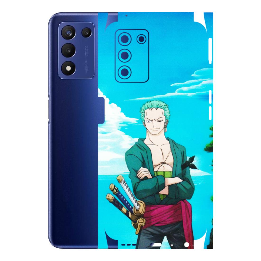 Realme Phone Skins (All Models) - Cool Swordman Zoro Anime - Matte Finish (M-143) Realme 9 5G SE
