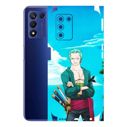 Realme Phone Skins (All Models) - Cool Swordman Zoro Anime - Matte Finish (M-143) Realme 9 5G SE
