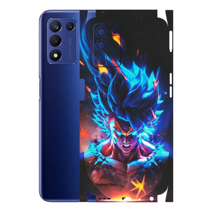 Realme Phone Skins (All Models) - Angry Goku Dragon Ball Anime - Matte Finish (M-150) Realme 9 5G SE