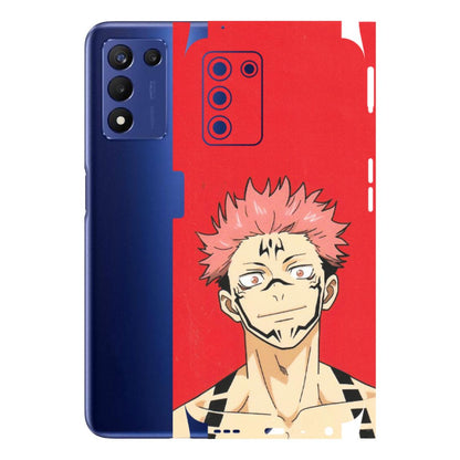 Realme Phone Skins (All Models) - Ryomen Sukuna Fun Anime - Matte Finish (M-153) Realme 9 5G SE