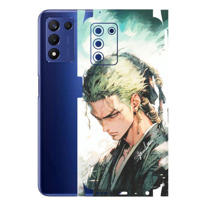 Realme Phone Skins (All Models) - Pirate Hunter One Piece Anime - Matte Finish (M-157) Realme 9 5G SE
