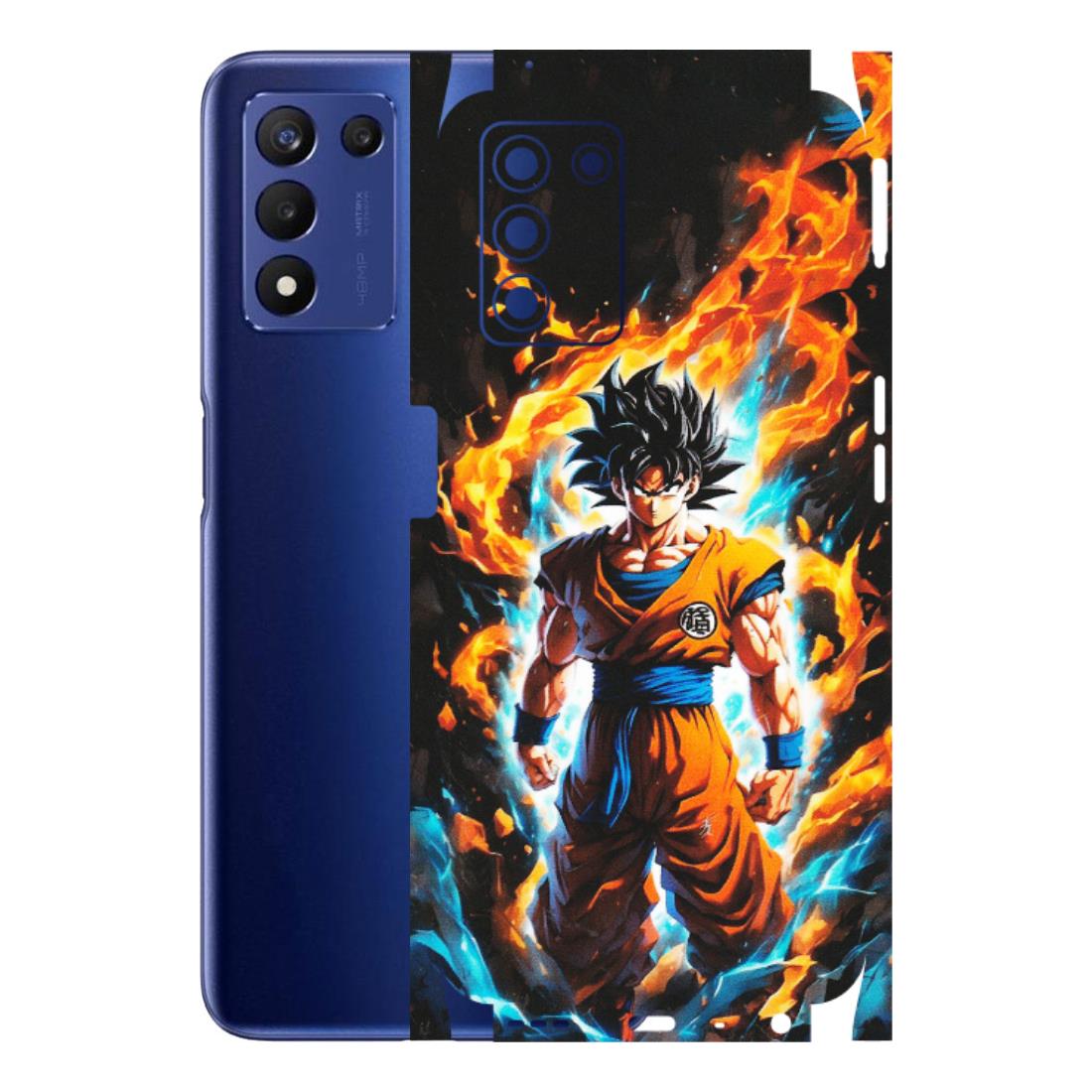 Realme Phone Skins (All Models) - Goku Transformation Anime - Matte Finish (M-159) Realme 9 5G SE